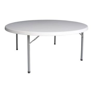 Masa pliabila Comfort, Pako World, Valiza Alba, 180x180x74 cm