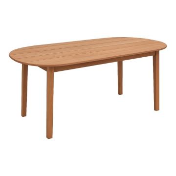 Masa Skyl Boho, Pako World, Lemn de tec, Natural, 190x90x75 cm