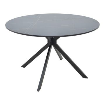 Masa Xuson Negru 120x120x75 cm