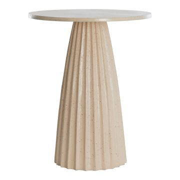 Măsuță auxiliară rotundă din metal ø 45 cm Veglia – Light & Living