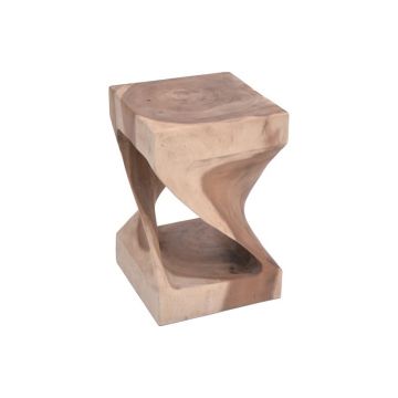 Masuta laterala Hourian Natural 30x30x65 cm