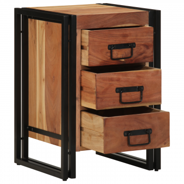 Noptiera Gossi 40x40x59 cm lemn solid de acacia