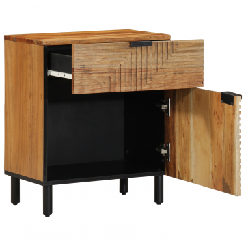 Noptiera Gossi 50x33x60 cm lemn masiv de acacia