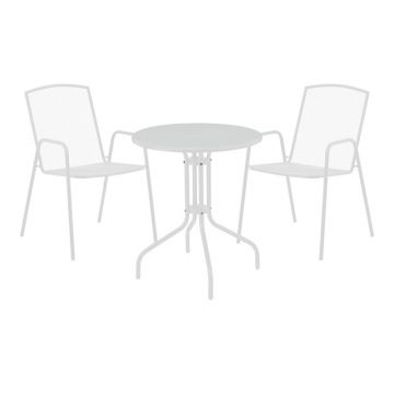 Set dining Vergo-Pomedon, Pako World, 3 piese, Alb