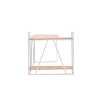 Birou, Arnetti, Lissa Kose, 140x90x85 cm, PAL, Safir / Alb