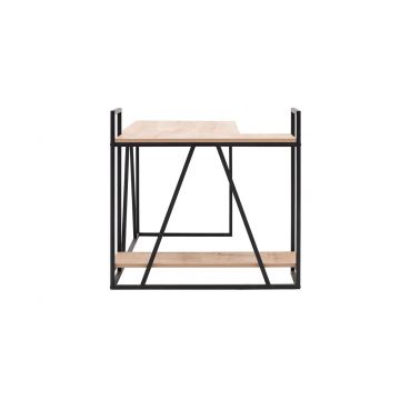Birou, Arnetti, Lissa Kose, 140x90x85 cm, PAL, Safir / Negru