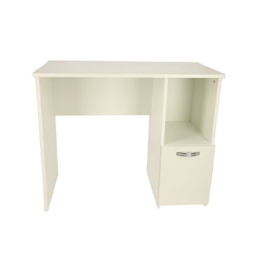 Birou Boston, alb, 90x45x75 cm