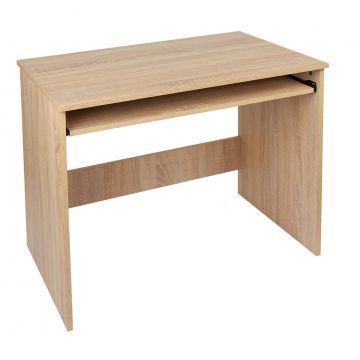 Birou Ivett, stejar alb, 80x48x73 cm