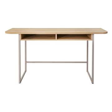 Masă consolă în culoare naturală cu aspect de lemn de stejar 40x140 cm Darlington – Actona
