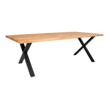 Masă de dining cu blat din lemn de stejar 95x240 cm Toulon – House Nordic