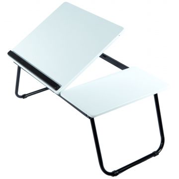 Masa laptop Thomas, alb, 55x32x23 cm