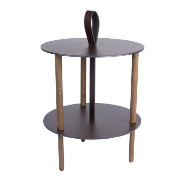 Măsuță auxiliară rotundă ø 38 cm Strap S Bull – LIND DNA