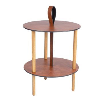 Măsuță auxiliară rotundă ø 38 cm Strap S Bull – LIND DNA