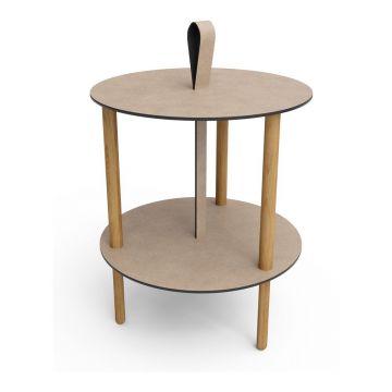 Măsuță auxiliară rotundă ø 38 cm Strap S Bull – LIND DNA