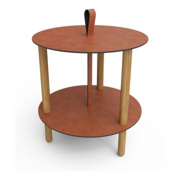 Măsuță auxiliară rotundă ø 48 cm Strap L Bull – LIND DNA