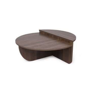 Masuta de cafea, Hanah Home, pal melaminat, nuc, 90x60x30 cm, 552NOS2234