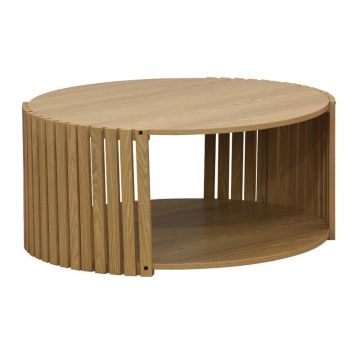 Masuta de cafea Heavenly MDF culoare lemn, Natural, D83x38 cm