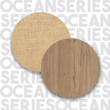 Masuta de cafea, Locelso, On2-Su, 90x37.6x60 cm, PAL, Nuc / Stejar