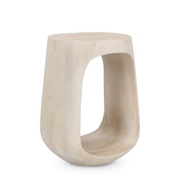 Masuta de cafea Lopez, Bizzotto, D33x45 cm, lemn de mango, natural