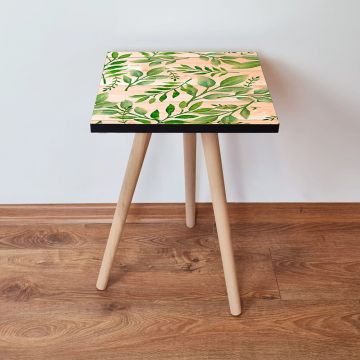Masuta, Leona, Shp261, 35x42x35 cm, Verde/Somon