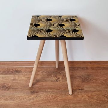 Masuta, Leona, Shp266, 35x42x35 cm, Negru