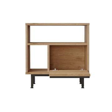 Masuta, Locelso, On6-Su, 60x60x25.5 cm, PAL, Nuc / Stejar