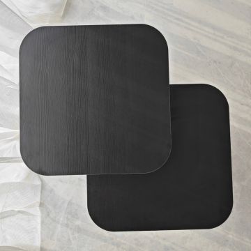 Set masute 2 piese, Neostill, Blues Set, PAL, Negru