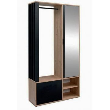 Set mobilier hol cu oglinda, Austin, 120x33x190 cm, UnicSpot