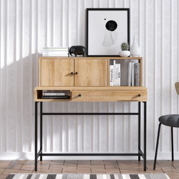 Birou, Elegance, Jodie, Stejar safir / negru