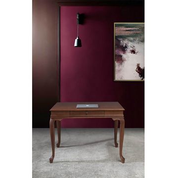 Birou, Fairfax, Albero36, 70x110x75 cm, Lemn masiv, Maro