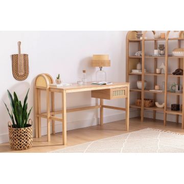 Birou, Howard, Nala 130, 130x73.5x60 cm, PAL, Natural