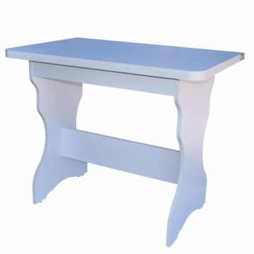 MASA BUCATARIE KC-3 ALB EXTENSIBILA, 90x59x74cm