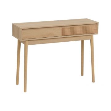 Masă consolă în culoare naturală 30x100 cm Iona – Casa Selección