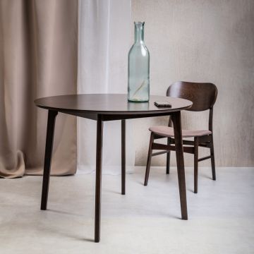 Masa Malti, Homla, 100x75 cm, MDF/lemn, maro inchis