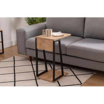 Masuta, Arnetti, Lissa, 30x42x56.8 cm, PAL, Safir / Negru