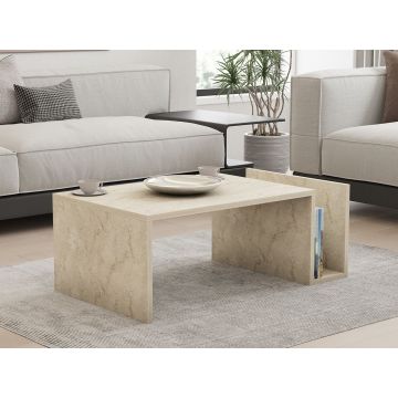 Masuta de cafea, Asse Home, Memo, Travertin
