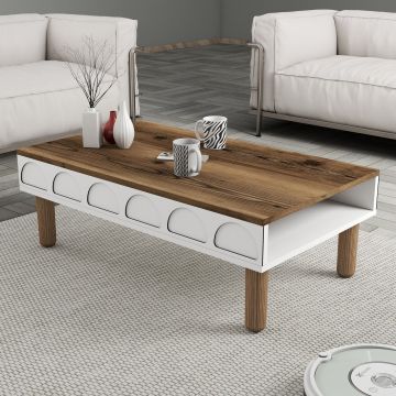 Masuta de cafea, Hommy Craft, Bohem 852, Alb