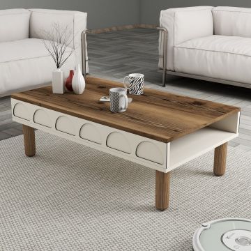 Masuta de cafea, Hommy Craft, Bohem 853, Crem