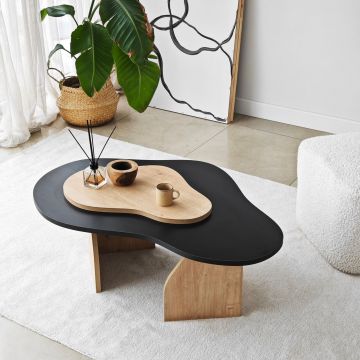 Masuta de cafea, Neostill, Melted, Stejar negru / safir