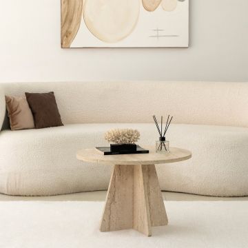 Masuta de cafea, Neostill, Mushroom, Travertin