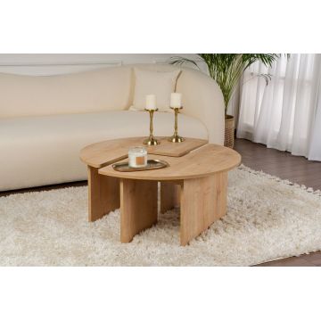 Masuta de cafea, Nordure, Moira, 90x41 cm, Stejar