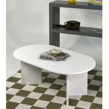 Masuta de cafea, Rotexa, Leo Large, 110x42x60 cm, Alb