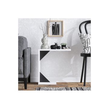 Masuta, Elegance, Zoey, Alb/Negru