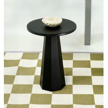 Masuta, Hanah Home, Lilyum 47, 35x47x35 cm, Negru