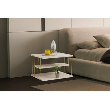 Masuta, Kalune Design, Lifon, Travertin / Auriu