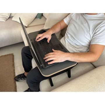Masuta laptop, Alfa Design, Milton, Antracit
