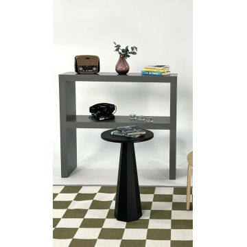 Masuta, Rotexa, Lilyum 57, 35x57x35 cm, Negru