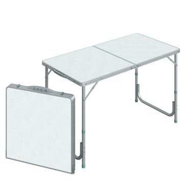 Outsunny Masă De Camping Picnic Pliabilă Portabilă 120 x 60 x 54/70 cm | Aosom Romania
