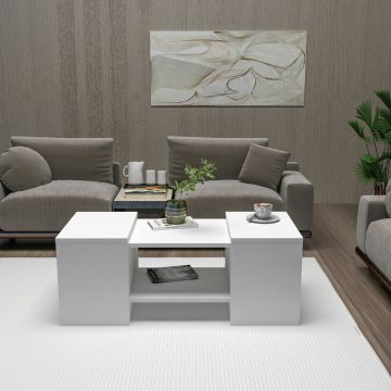 Set masuta de cafea, Arnetti, Sartos, Alb