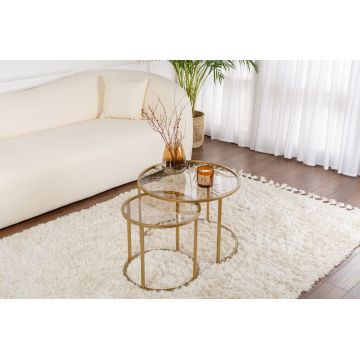 Set masuta de cafea, Nordure, Aurum, Aur / Bronz